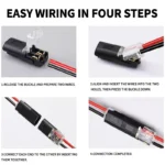 Electric Wire Connector No Strip Quick Dual Line Cable Interconnection Detachable Automotive Terminal Plug Universal Quality - Image 2