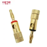 20pcs/Set 4mm Banana Plug Pure Copper Gold Plated Speaker Wire Amplifiers Audio Video Connectors - Image 2