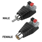 4/10/40 Pcs RCA Male to Terminal Block RCA Female to Terminal, Solderless Crimp AV Audio Video Connector for Speaker Home Theate - Image 2