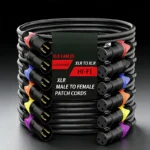 XLR Microphone Cable 3-Pin Male to Female 50cm 1m 2m 3m 5m 10m Balanced Audio Cable for Mic Speaker Amplifier PA System