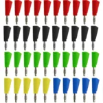40pcs High Current Stacked Insulation Plastic Shell Industry Copper 4mm Banana Plugs  for Multimeter Test Connector - Image 6