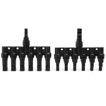 PV Connector T Type Parallel Connection Solar Panel System Waterproof Connector Branch Two Pieces Solar Cell Connect Plug - Image 3