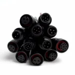 5/20Pcs M12 Small Metal Head Waterproof 2 3 4 5 6 8Pin IP68 Cable Wire Plug for LED Strips Male and Female 20cm Connector - Image 2