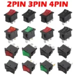 10/30/100 Pcs KCD1 Snap - in Boat Rocker Switch - SPST ON - OFF, 2/3/4 Pin, 250V 6A (AC) / 125V 10A, 2P Toggle Power Snap Switch - Image 6
