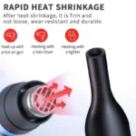 10/50/100M 200Meters Polyolefin Heat Shrink Tube 3:1 Ratio Adhesive Lined Shrink Ratio Insulated Cable Sleeve - Image 5