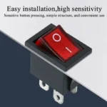 10/30/100 Pcs KCD1 Snap - in Boat Rocker Switch - SPST ON - OFF, 2/3/4 Pin, 250V 6A (AC) / 125V 10A, 2P Toggle Power Snap Switch - Image 3