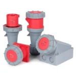 63A 125A IP67 220V 380V Industrial MALE FEMALE Plug and Socket 3P/4P/5P Electrical ConnectorWall Mounted Socket - Image 5