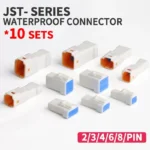 10 sets JST JWPF LED Automotive Wiring Harness 04T-JWPF-VSLE JST 03R JST-02T 02R 06T 08T  Light Strip Motorcycle Connector - Image 6