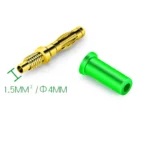 Pure Copper Gold-plated 4mm Banana Plug, Lantern Type, High Current 4mm Sound Box Speaker Wire, Banana Gold-plated Connector - Image 2