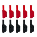 20Pcs/10Pairs 4mm Male Retractable Sheath Stackable Banana Plug Wire Solder Connector Red Black - Image 2