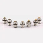 M12 male and female socket  4 5  8  pins weld IP67/68 Install front/rear panel waterproof circular connectors - Image 3