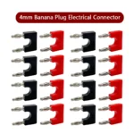8pcs 4mm Banana Plug Short-circuit Plug  Electrical Connector  Terminal Couple Adapter J.20004