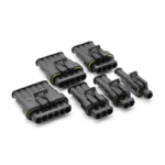 10 Sets AMP Waterproof Connector 1/2/3/4/5/6 Pin 12A IP68 Electrical Automotive Wire Connector Plug Terminals Truck Car - Image 2