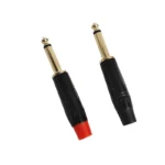 4/10/20pcs 6.3MM MONO PLUG Gold RCA Plugs - Coaxial AV Audio Video Solder Connectors for Speaker Amplifier PC - Image 2