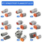 DT/DTM/DTP Waterproof Automotive Connector Kit, 5/10/100 Sets