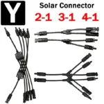 1/5/20/100Set PV Solar Connector  Photovoltaic Male Female Plug Waterproof 3 4 5 Way Y-Type 1 In 2/3/4 Out Solar Kits System - Image 4