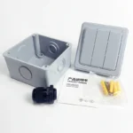 ​​IP66 Outdoor Wall Switch 16A Weatherproof Push Button - 1/2/3 Gang Electrical for Garden/Patio/Exterior Use​ - Image 6