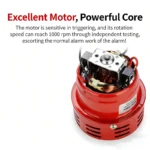 120dB Motor Siren MS-190, 220V Industrial Alarm Siren with Metal Housing,High Power Sound Warning Alarm for Factory and Workshop - Image 4