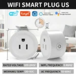 US WiFi Smart Plug with Energy Monitoring – Works with Alexa Google Home,Tuya App Control & Timer Function, 120V Outlet for Home