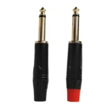 4/10/20pcs 6.3MM MONO PLUG Gold RCA Plugs - Coaxial AV Audio Video Solder Connectors for Speaker Amplifier PC - Image 6