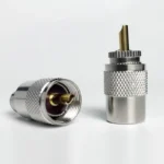 UHF Male Plug &  N-Type Male Plug - Crimp Connector for RG58/RG59/RG6U Coaxial Cable - Gold Plated Brass RF Connector UHF MALE - Image 6