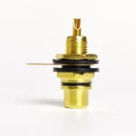 10/20/40PCS Gold-Plated RCA Jack Connectors, Zinc Alloy Single AV Coaxial Socket for Audio Video Panel Mount Applications - Image 2