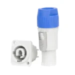 NAC3FCA NAC3FCB 3Pin Power Connector LED Speakon Male Plug Blue (Input)+White (Output) Plug+Female Socket 20A 250VAC - Image 4