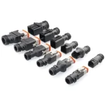DT connector tail clip connectors 1011-227-0205 2-12P male female fixed protective sheath corrugated pipe fixed clip harness - Image 3