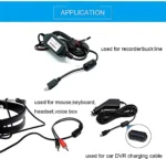 10Pcs 3.5/5/7/9/13/15mm Ring Core Ferrite Bead Clamp Choke Coil EMI RFI Noise Filter Clip Snap Cable for Black Magnetic Snap-on - Image 5