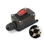 Waterproof Marine Rocker Switch With LED Outdoor Junction Box Inline Power Cord Power Switch IP65, 12V/24V/220V - Image 5