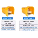 Pneumatic Foot Pedal Valve Cylnder Control 4F210-08L Switch FV320 Reversing 420 4F210-08L Ttwo Position Five Links - Image 4