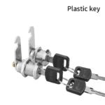 20SETS Metal Cylinder Cabinet Security Locker Cam Lock With 2 Keys Same Key Different Key Security Mailbox Lock Drawer 16mm - Image 2