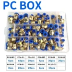 Boxed PC Series 4mm 6mm 8mm 10mm 12mm Air Joint Connectors Hose Tube Pneumatic Fittings 1/4 1/8 Push in Quick Release Couplings - Image 3