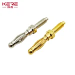 20Pcs/Uninsulated Banana Plug 4mm Thread Bolt Fitted for M4Panel Installation Screw Connector Copper Nickel Plating - Image 5
