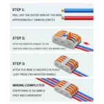 SPL-2 Fast 2-In 2-Out, 3-In 6-Out Wiring Terminals 2-Position 2/3/4/5pin  Connectors Wire Connectors electrical Connector Kit - Image 2