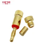 20pcs/Set 4mm Banana Plug Pure Copper Gold Plated Speaker Wire Amplifiers Audio Video Connectors - Image 5