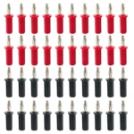 40PCS/4mm Banana Plug Electrical Connector Adaptor Male Female Jack For Speaker Test Probes Converter