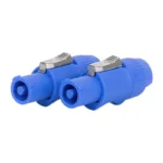 NAC3FCA NAC3FCB 3Pin Power Connector LED Speakon Male Plug Blue (Input)+White (Output) Plug+Female Socket 20A 250VAC - Image 5