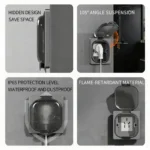 IP65 Waterproof Outdoor Socket, 16A High Power Wall Plate, 250V US/Thai Style 10A Receptacle, Bathroom & Weatherproof Electrical - Image 2