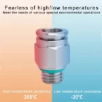 PC pneumatic quick connector 304 stainless steel G thread M5 M6 1/8" 1/4" 3/8" 1/2" BSP external thread pipe water gas connector - Image 3