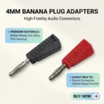 40pcs High Current Stacked Insulation Plastic Shell Industry Copper 4mm Banana Plugs  for Multimeter Test Connector