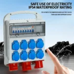 IP54 Waterproof Rating EU UK Brazil French German Outdoor Socket 16A 250V Industrial Grade Panel Mount Socket Electrical Sockets - Image 2