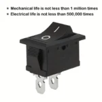 10/30/100 Pcs KCD1 Snap - in Boat Rocker Switch - SPST ON - OFF, 2/3/4 Pin, 250V 6A (AC) / 125V 10A, 2P Toggle Power Snap Switch - Image 4