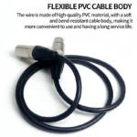 1M/2M/3M/5M/10M Gold-Plated 3-Pin XLR Male-Female Audio Cable - 3X0.75mm² (3X18AWG) Pure Copper Core for Professional Use - Image 5