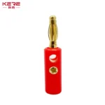 40PCS 4mm Banana Plug Gold Plated For Speaker Wire Red Black Audio Speaker Cable Wiring Post Banana Connector - Image 2