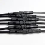 5/20Pcs M12 Metal Black Waterproof IP68 2 3 4 5 6 8Pin Male and Female LED Strip Outdoor IP68 Cable Connector 20cm Wire Plug - Image 5