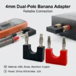 10pcs 4mm Banana Plug Electrical Connector Short-circuit Plug Terminal Couple Adapter J.20004