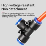 10PCS PE/PEG Plastic Quick Connector - 4-12mm Push In Fitting for Air Hose & Tube, Industrial & Home Pneumatic Systems​ - Image 2