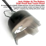 Outdoor Waterproof Electrical Socket Box, Weatherproof Power Outlet with Protective Cover for Garden Patio Wall Installation - Image 4
