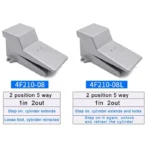 Pneumatic Foot Pedal Valve Cylnder Control 4F210-08L Switch FV320 Reversing 420 4F210-08L Ttwo Position Five Links - Image 2